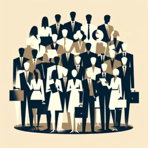 DALL·E-2024-02-20-16.09.06-A-stylized-and-simple-image-with-minimal-details-depicting-cohesive-professionals.-The-image-features-abstract-minimalist-figures-representing-a-div